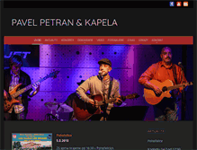 Tablet Screenshot of pavelpetran.cz
